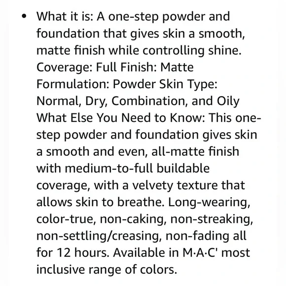 MAC Studio Fix Powder Plus Foundation Original Formula - Picture 2 of 5